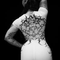 Women's Void Tech™ Spider Corpse Bodysuit [DIVINE WHITE]