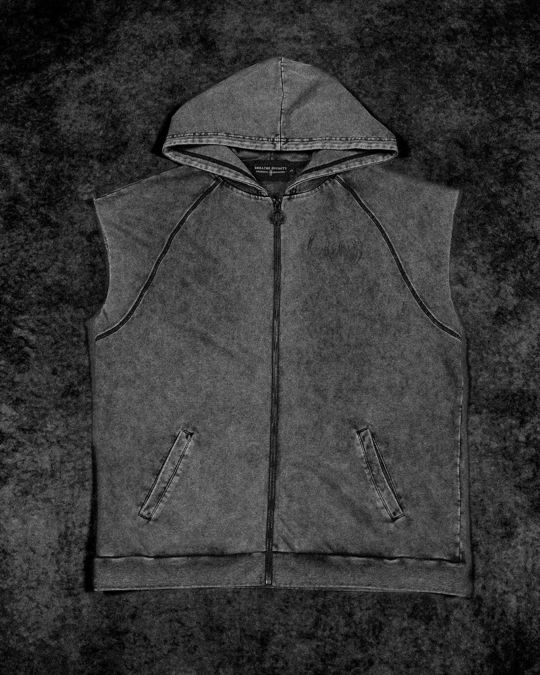 Venom Cutoff Zip-up Hoodie [VINTAGE]