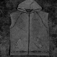 Venom Cutoff Zip-up Hoodie [VINTAGE]