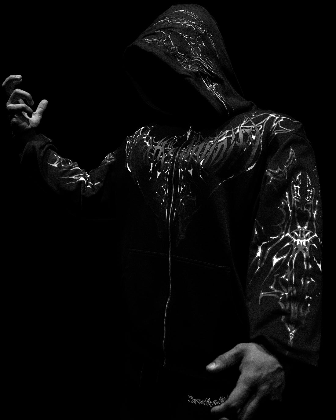 Shadow Monarch Oversized Zip-up Hoodie [ECLIPSE]