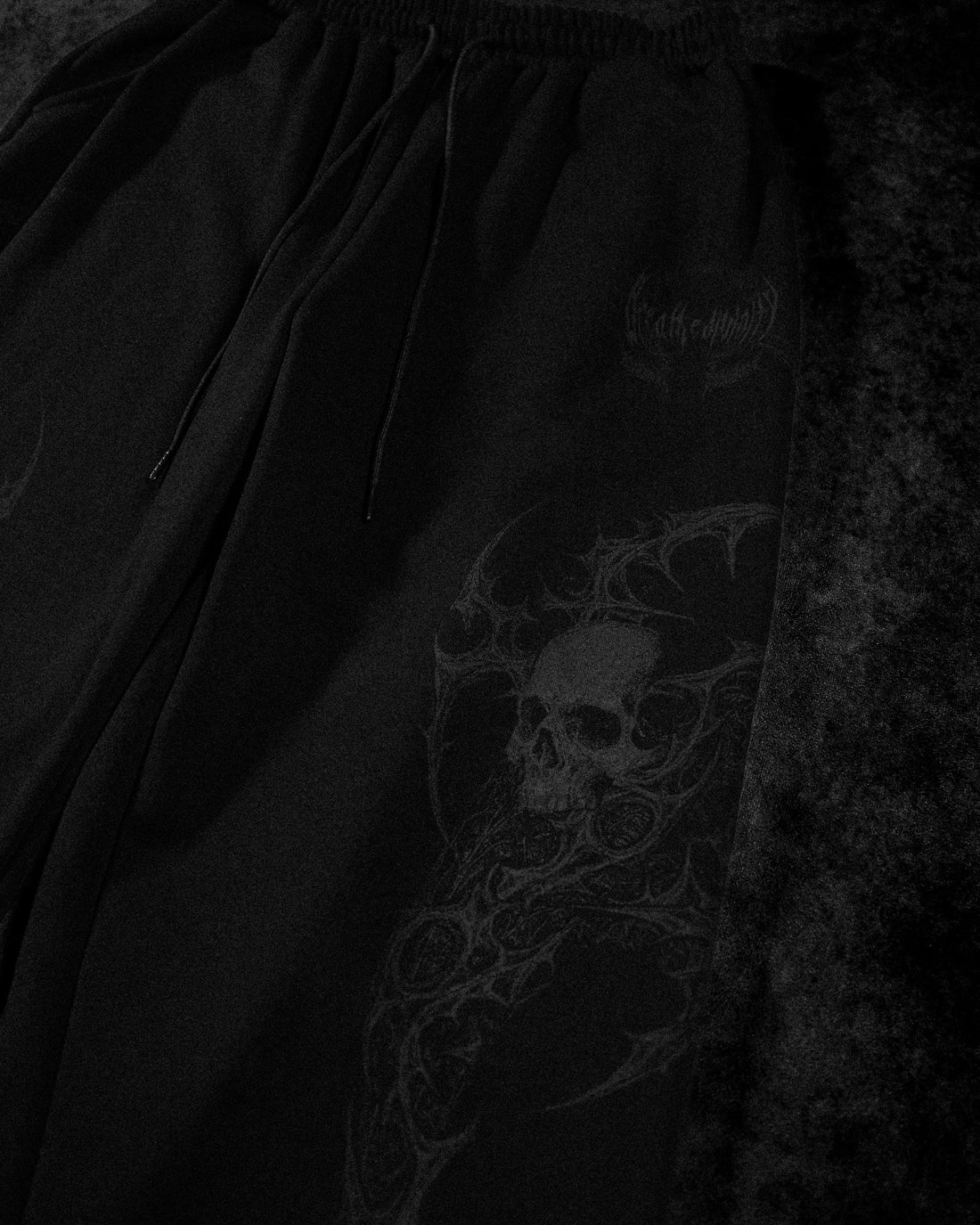 Death Scythe Uncuffed Luxury Sweatpants [DARKNESS]
