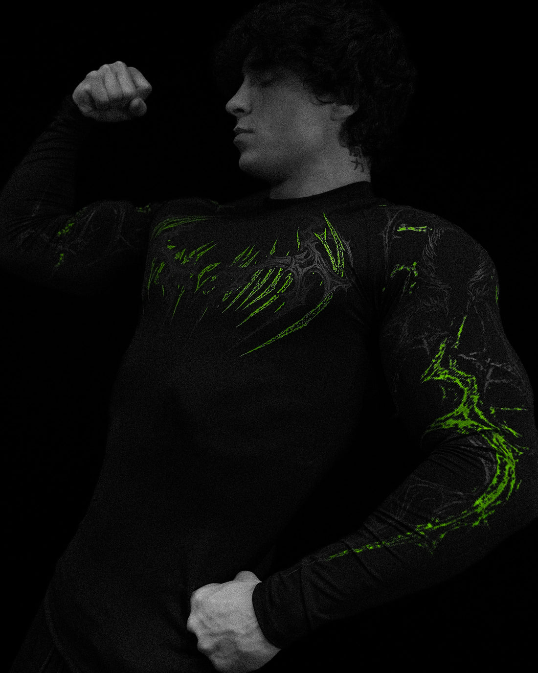 Void Tech™ Parasite Longsleeve Compression [NEON GREEN]