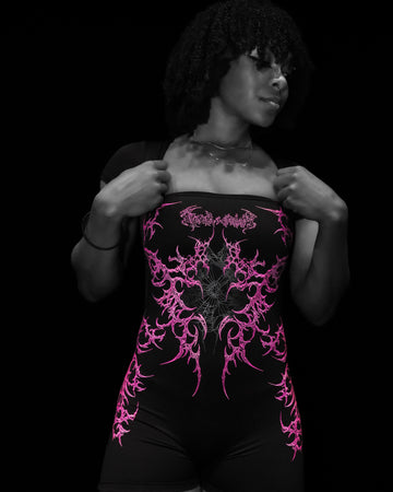 Women's Void Tech™ Spider Corpse Bodysuit [BLOSSOM PINK]
