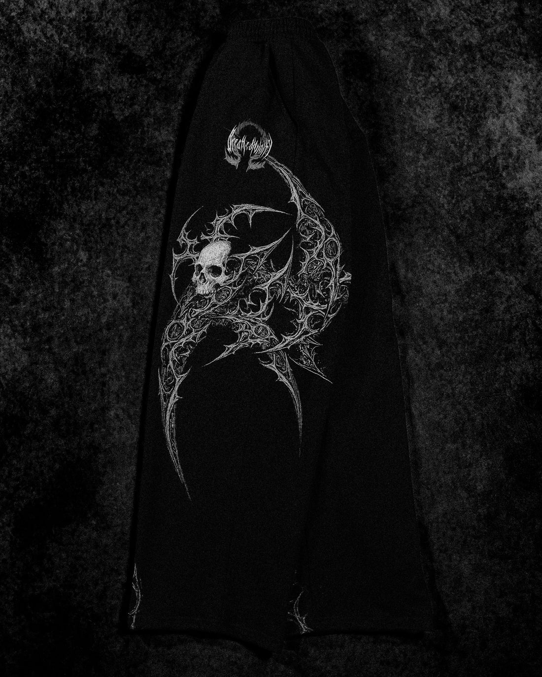 Death Scythe Uncuffed Luxury Sweatpants [VOID BLACK]