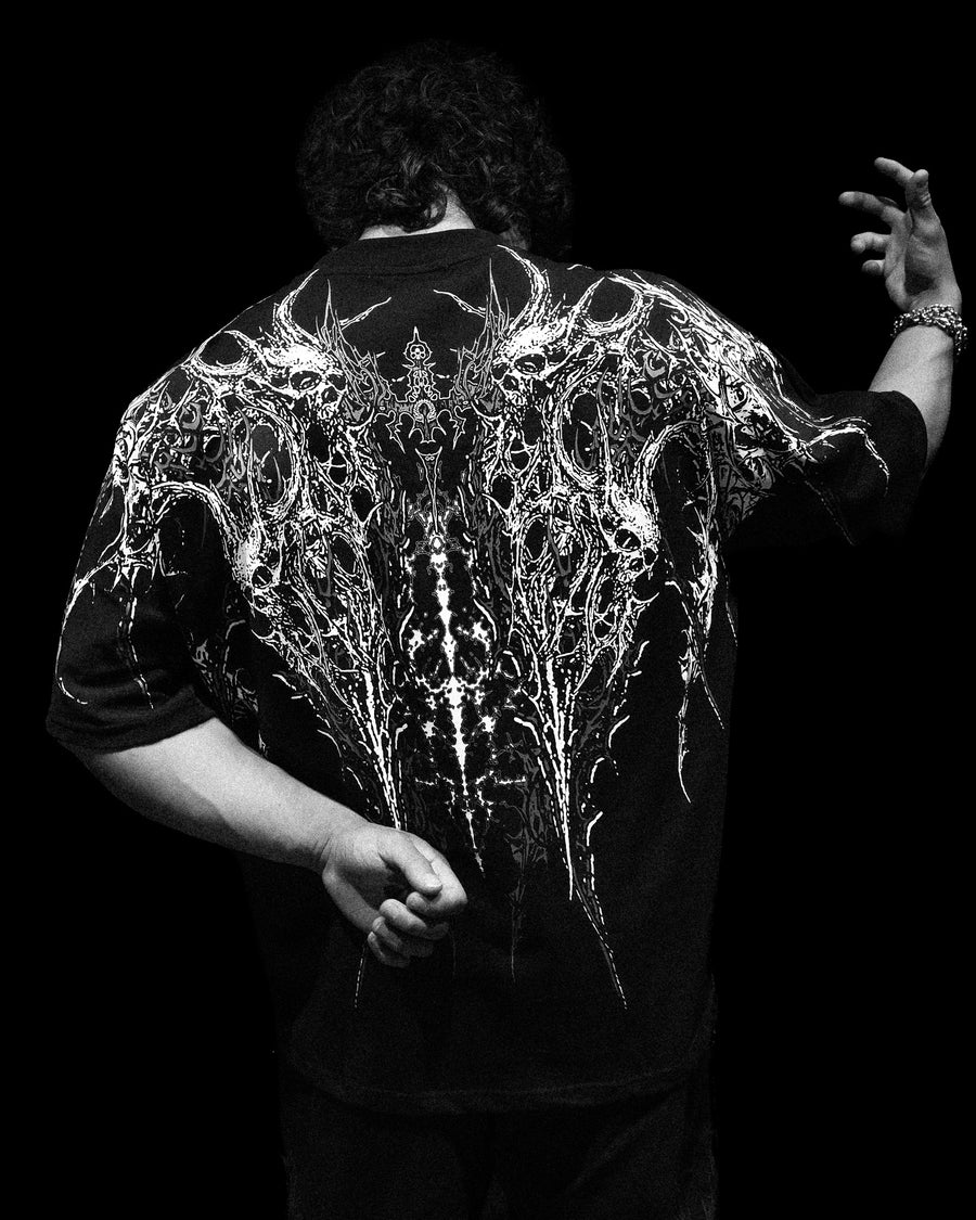 Necromancer Oversized T-shirt [VOID BLACK]