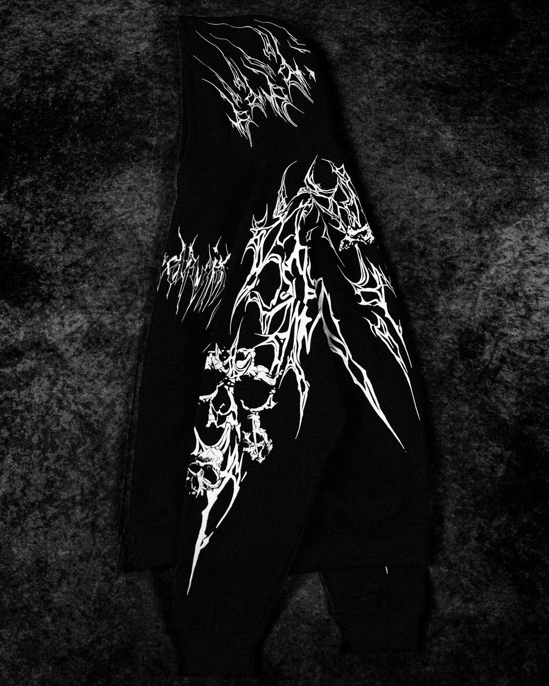 Doomslayer Oversized pullover hoodie [VOID BLACK]