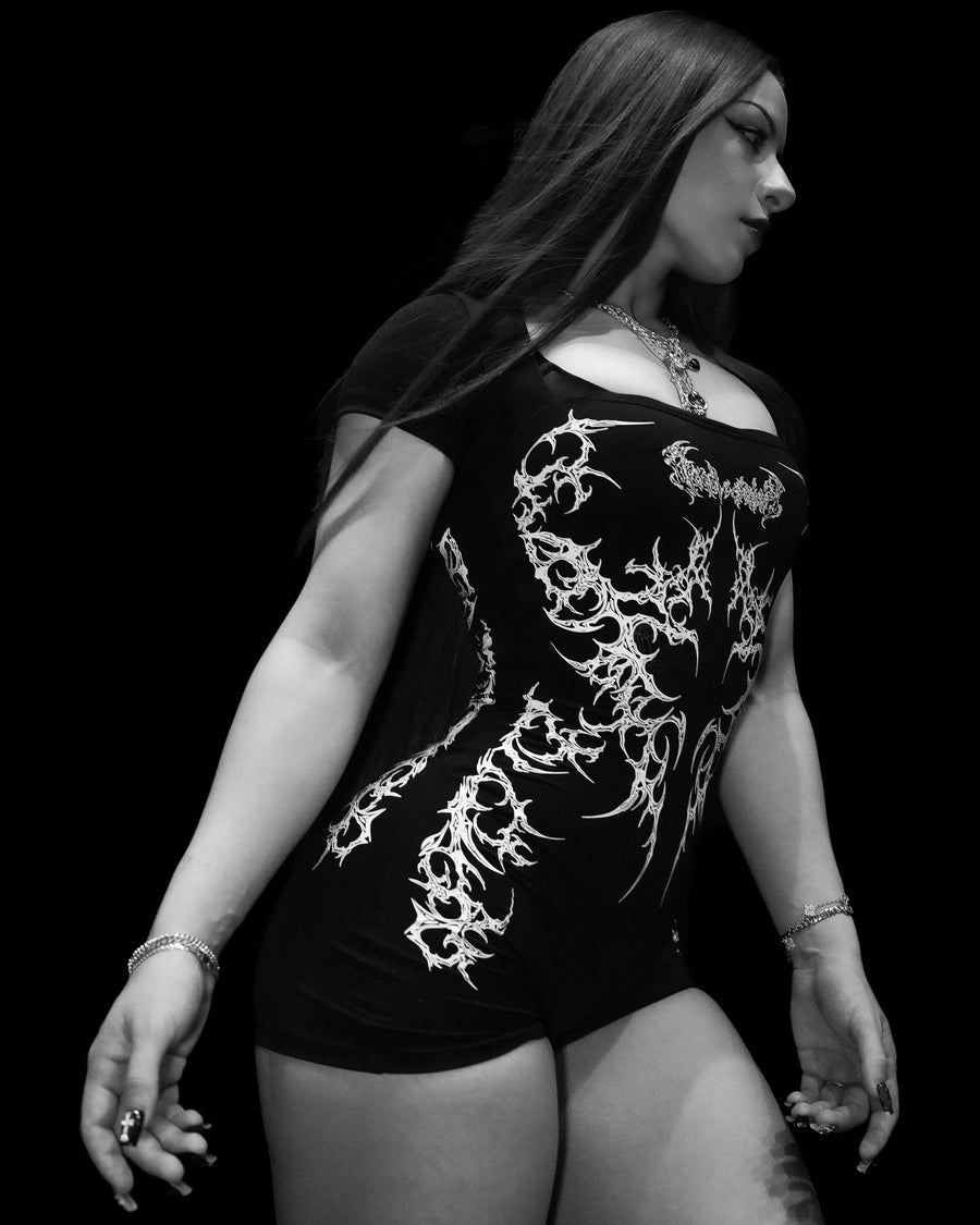 Women's Void Tech™ Spider Corpse Bodysuit [VOID BLACK]