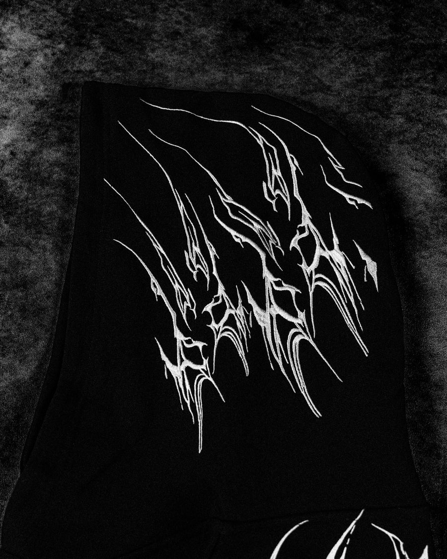 Doomslayer Oversized pullover hoodie [VOID BLACK]