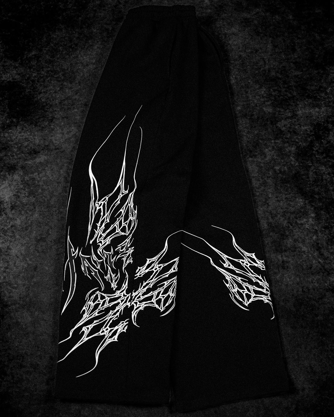 Nightfall Uncuffed Luxury Oversized Sweatpants [VOID BLACK]