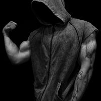 Venom Cutoff Zip-up Hoodie [VINTAGE]