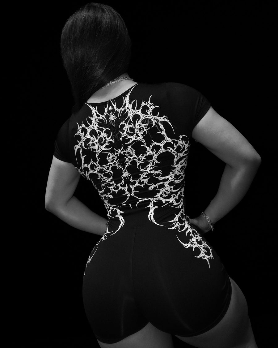 Women's Void Tech™ Spider Corpse Bodysuit [VOID BLACK]
