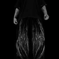 Venom Texture Symbiote Banana sweatpants [VOID BLACK]