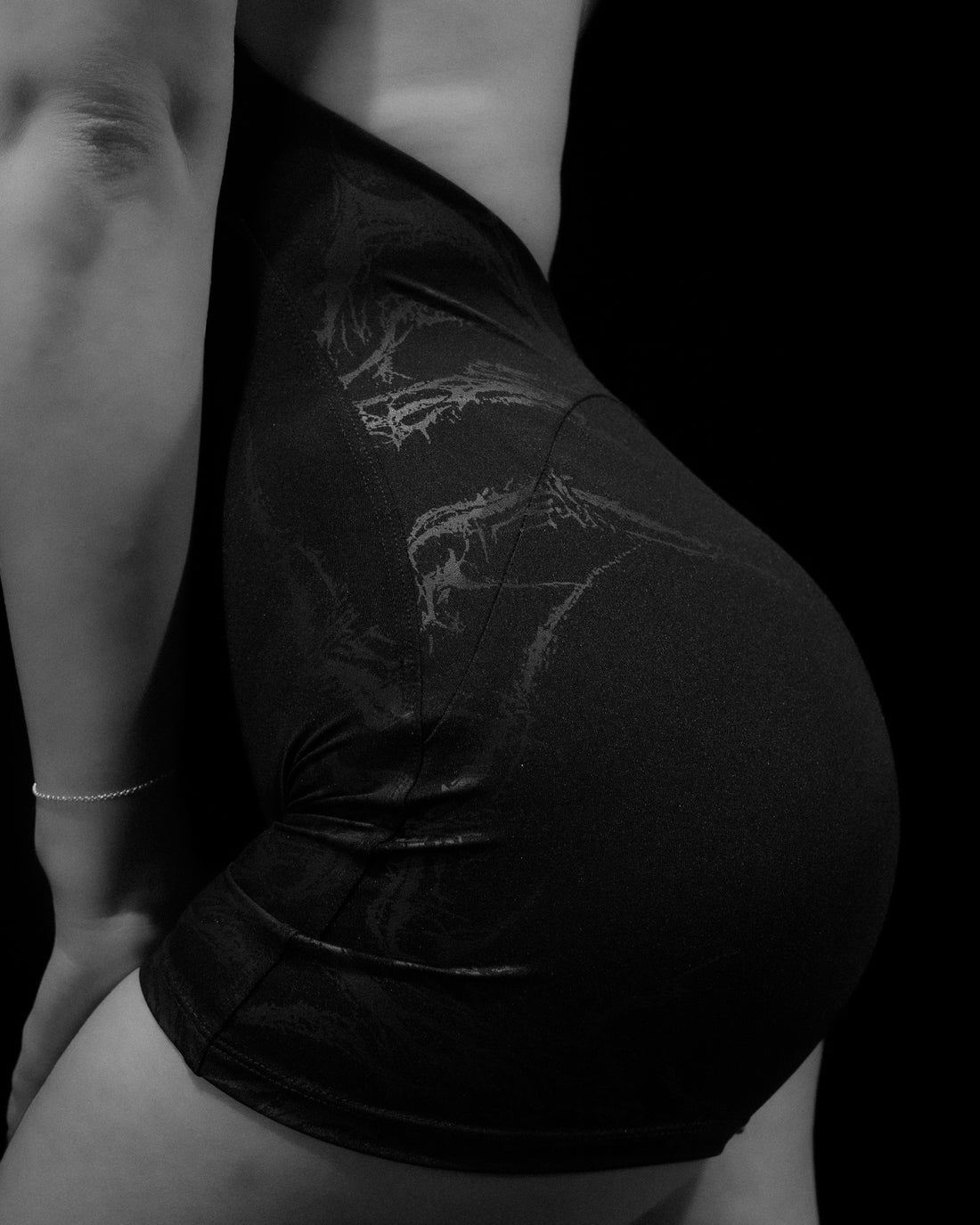 Void Tech™ Eternal Decay Open Back Bodysuit [DARKNESS]