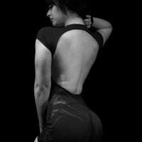 Void Tech™ Eternal Decay Open Back Bodysuit [DARKNESS]