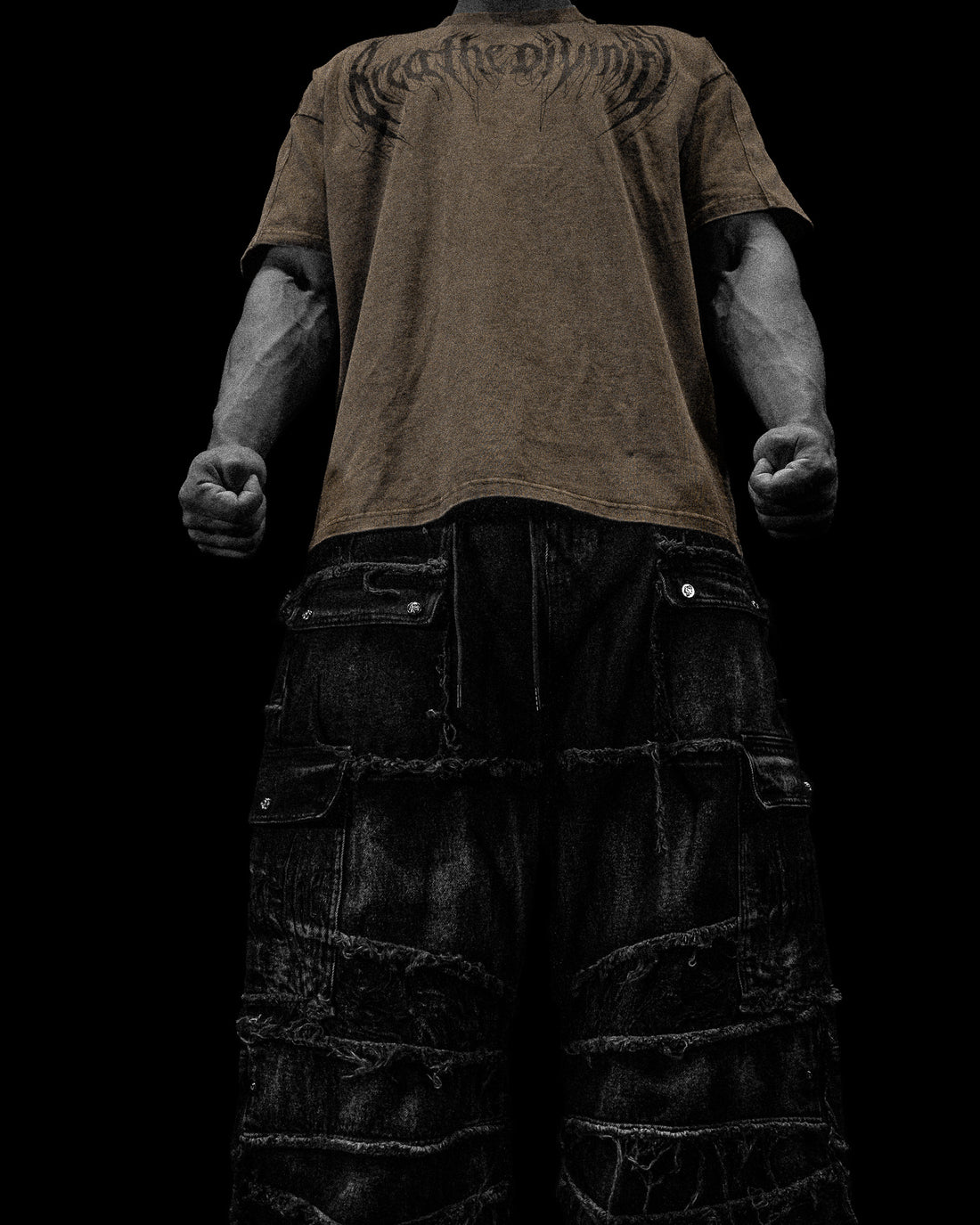 Hellspawn Ruined Oversized T-shirt [DECAYED BROWN VINTAGE]