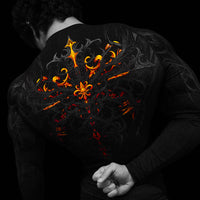 Void Tech™  Fallen Knight longsleeve Compression [INFERNO]