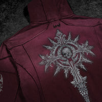 Ruined Oversized Zip-up Hoodie [VIOLA]