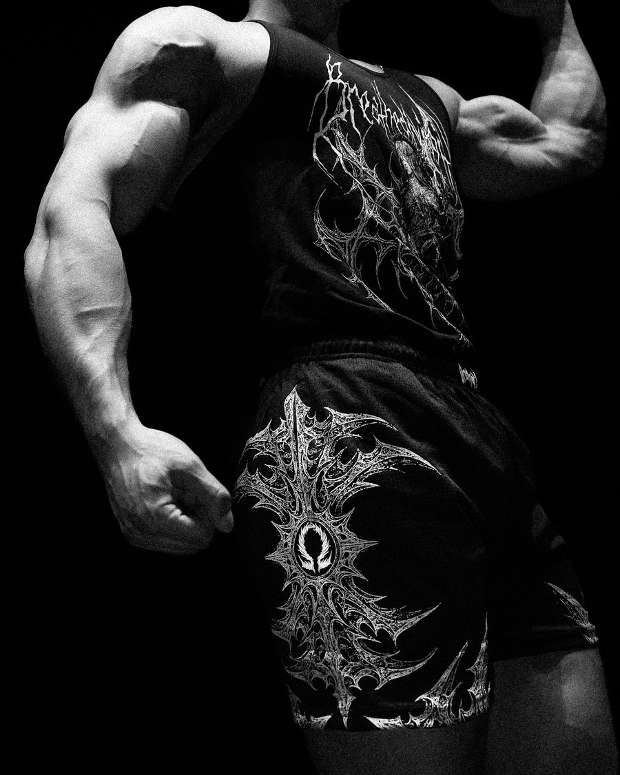 Excalibur Bodybuilding Mesh shorts [VOID BLACK]