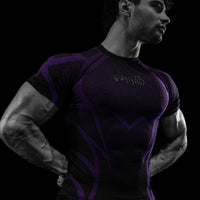 Doom Tech™ Spider-Corpse Short Sleeve Compression [AMETHYST]