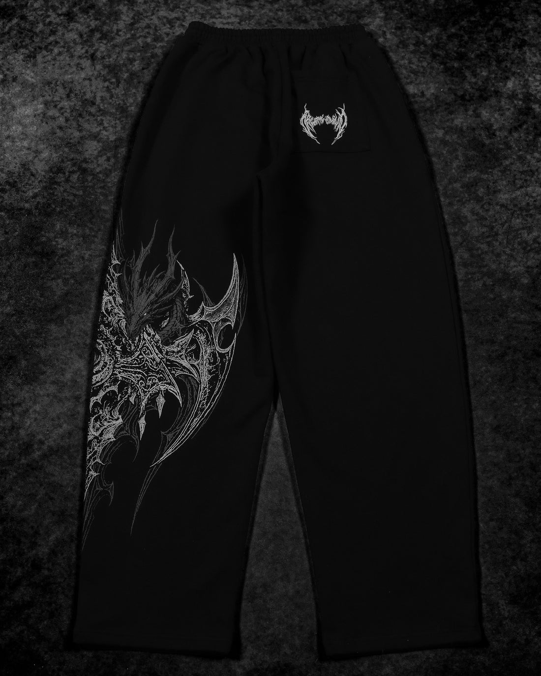 Women's Requiem Banana Shaped Uncuffed Sweatpants [VOID BLACK]