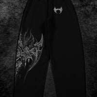 Women's Requiem Banana Shaped Uncuffed Sweatpants [VOID BLACK]