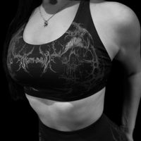 Void Tech™ Death Veil Sports Bra [DARKNESS]