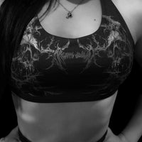 Void Tech™ Death Veil Sports Bra [DARKNESS]