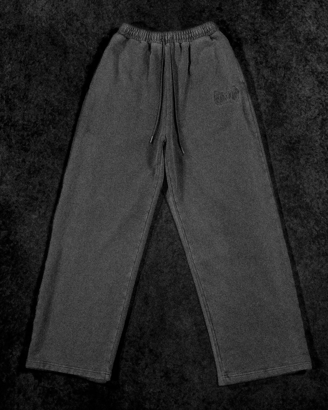 Mens Essential Uncuffed luxury sweatpants [SMOKE]