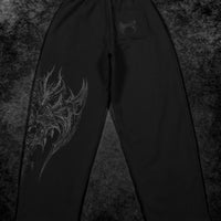 Women's Requiem Banana Shaped Uncuffed Sweatpants [DARKNESS]