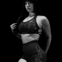 Void Tech™ Death Veil Sports Bra [DARKNESS]