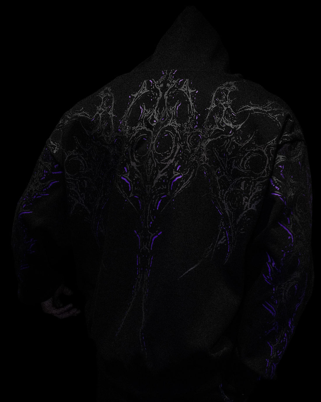 Nocturnal Oversized Zip-up Hoodie [DUSK]