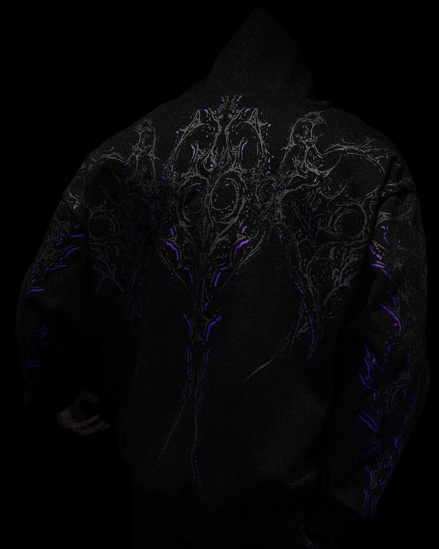 Nocturnal Oversized Zip-up Hoodie [DUSK]