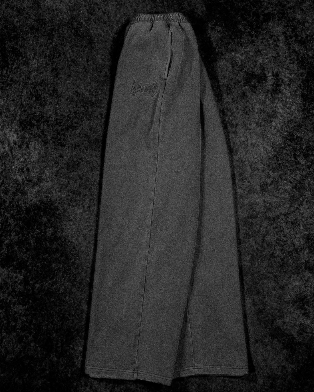 Mens Essential Uncuffed luxury sweatpants [SMOKE]