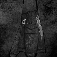 Ruined Oversized Zip-up Hoodie [GHOST]