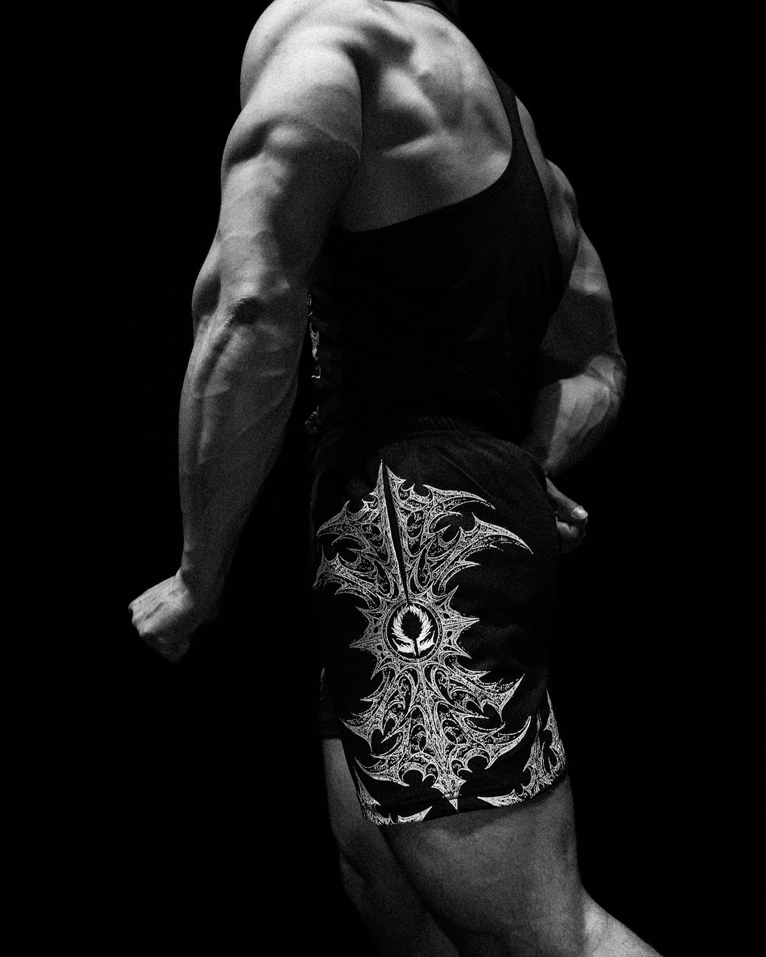 Excalibur Bodybuilding Mesh shorts [VOID BLACK]