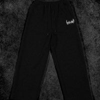 Mens Essential Uncuffed luxury sweatpants [VOID BLACK]