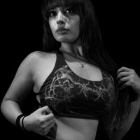 Void Tech™ Death Veil Sports Bra [DARKNESS]
