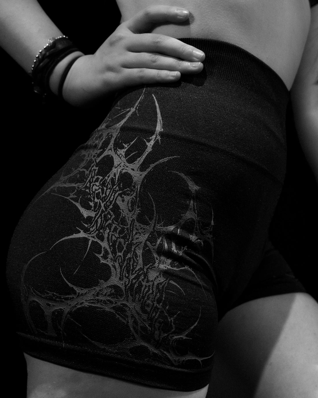 Void Tech™ Death Veil Seamless Shorts [DARKNESS]