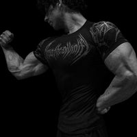 Void Tech™ Armored Short Sleeve Compression [VOID BLACK]