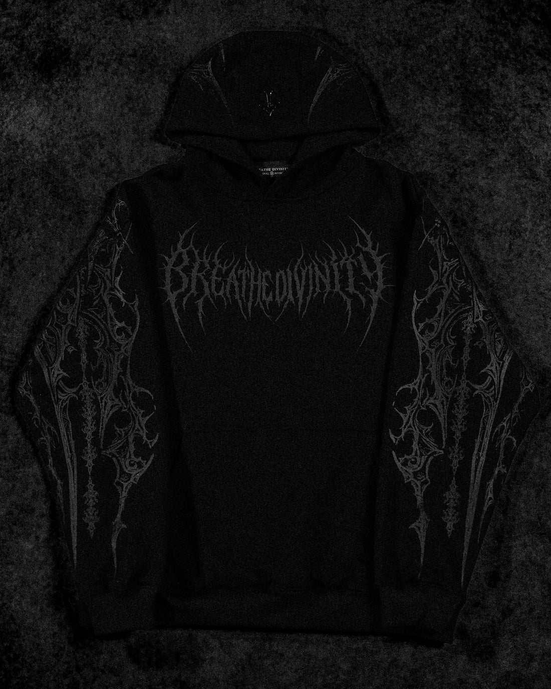 Dragon Blade Oversized pullover hoodie [DARKNESS]