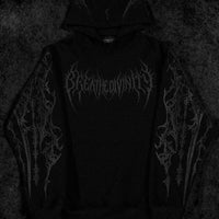 Dragon Blade Oversized pullover hoodie [DARKNESS]