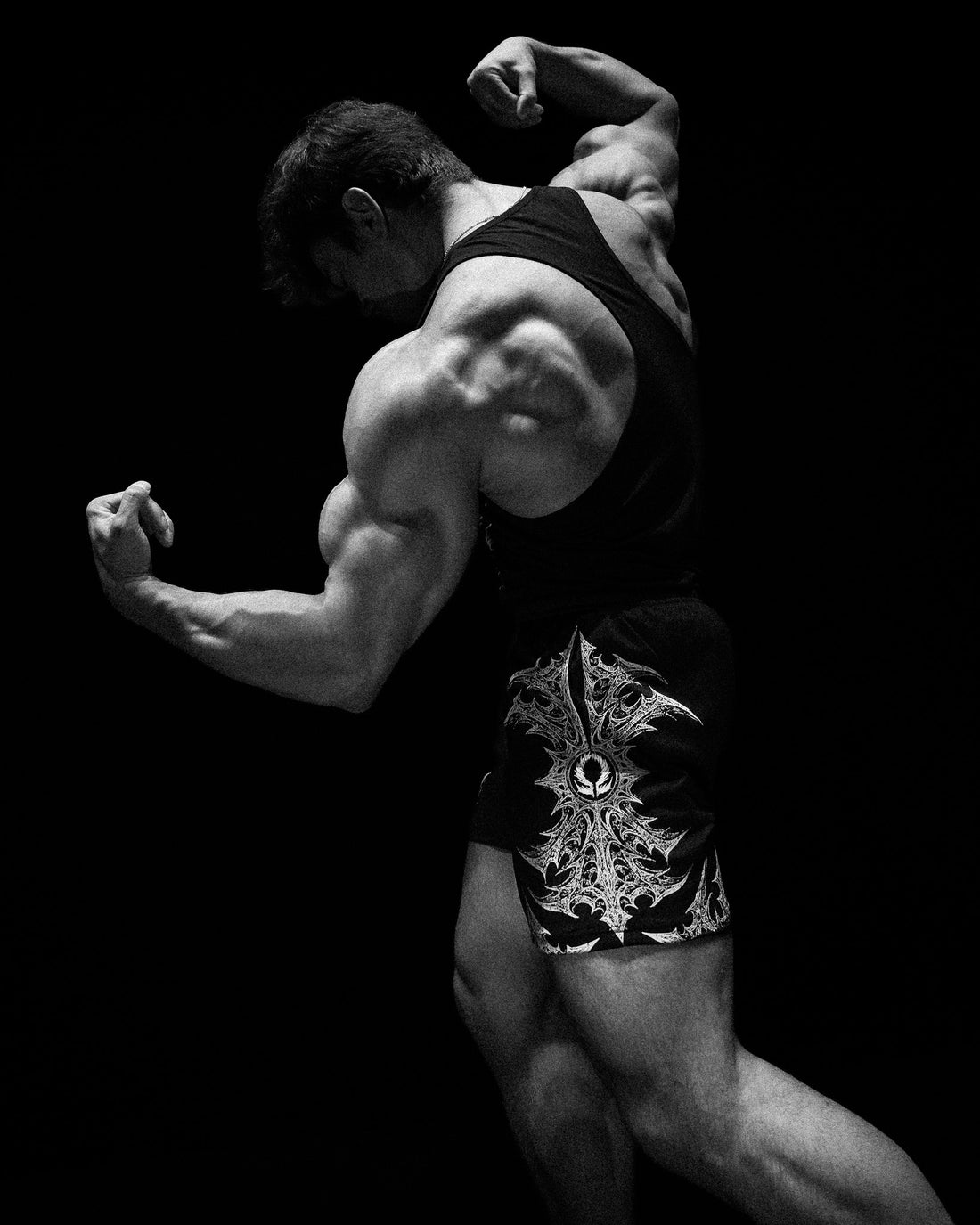 Excalibur Bodybuilding Mesh shorts [VOID BLACK]