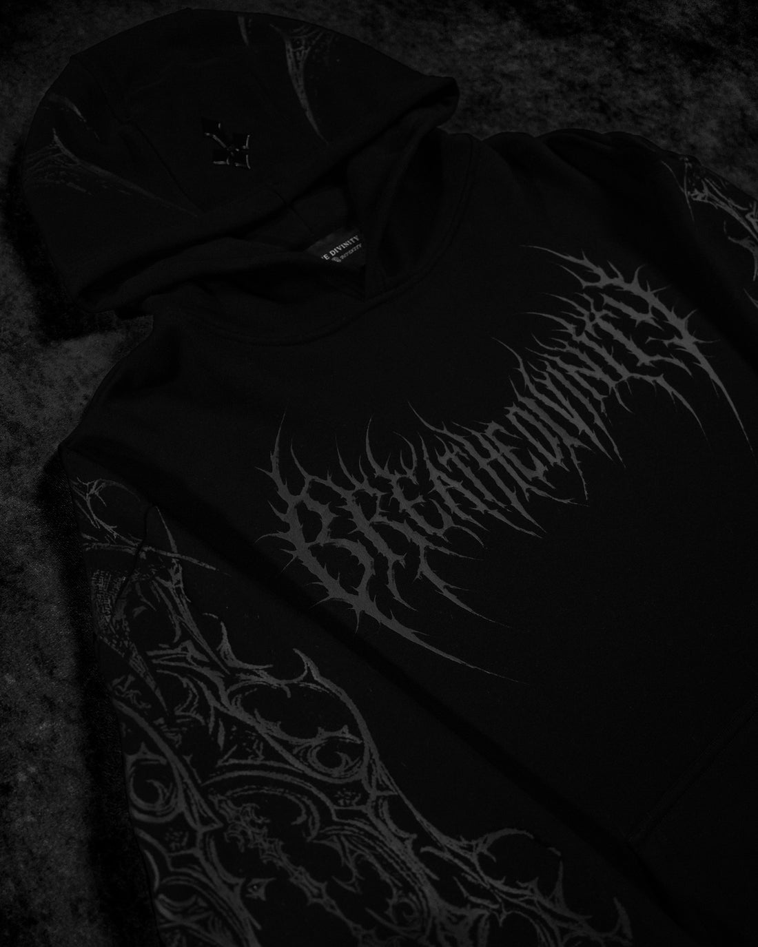 Dragon Blade Oversized pullover hoodie [DARKNESS]