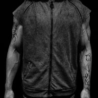 Venom Cutoff Zip-up Hoodie [VINTAGE]