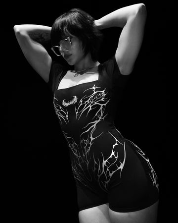 Women's Void Tech™ Cursemark Bodysuit [VOID BLACK]