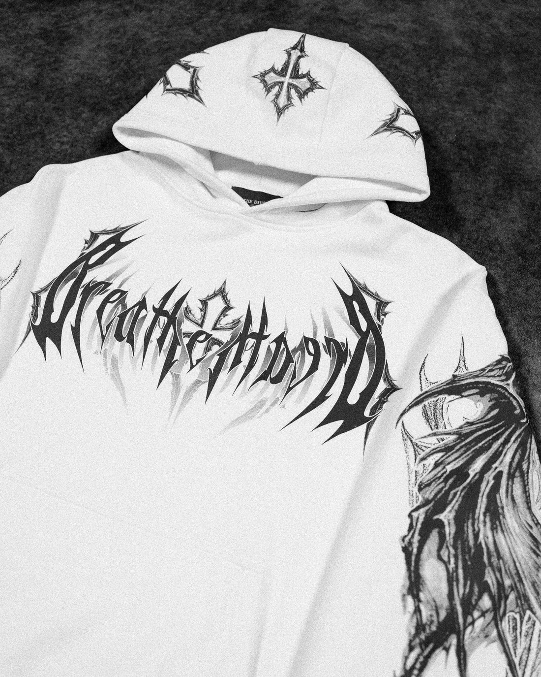 Nightfall Oversized Pullover Hoodie [DIVINE WHITE]
