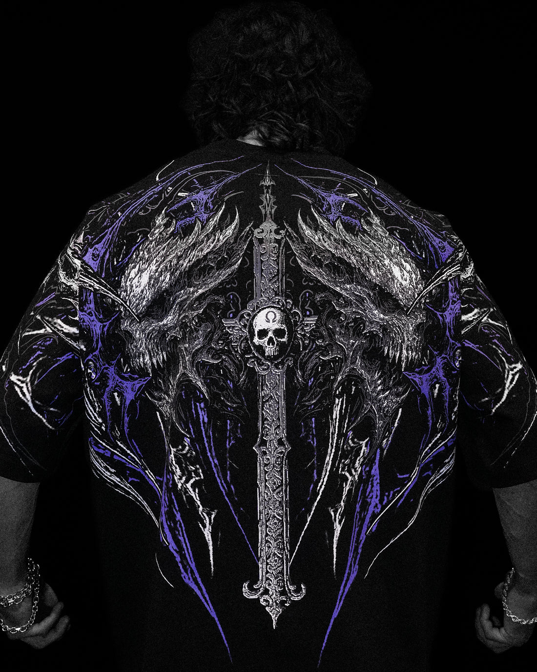 Hollow Souls Oversized T-shirt [HOLLOW PURPLE]