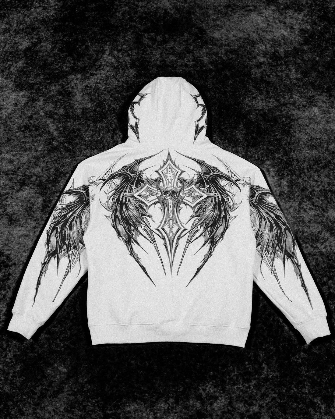 Nightfall Oversized Pullover Hoodie [DIVINE WHITE]