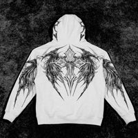 Nightfall Oversized Pullover Hoodie [DIVINE WHITE]