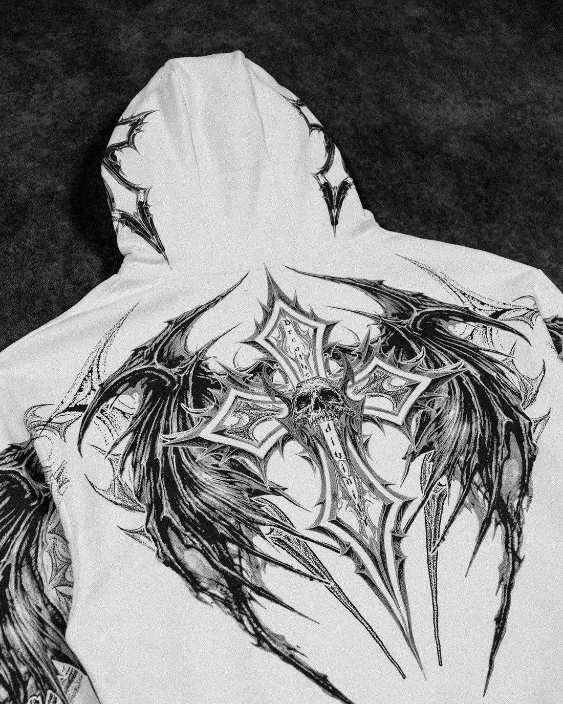 Nightfall Oversized Pullover Hoodie [DIVINE WHITE] – Breathedivinity